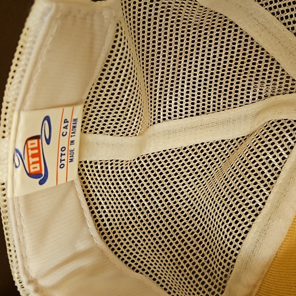 VINTAGE SCHWISTER FORD CAP HAT CAP TRUCKER 1980s white blue adjustable str… - Picture 8 of 8